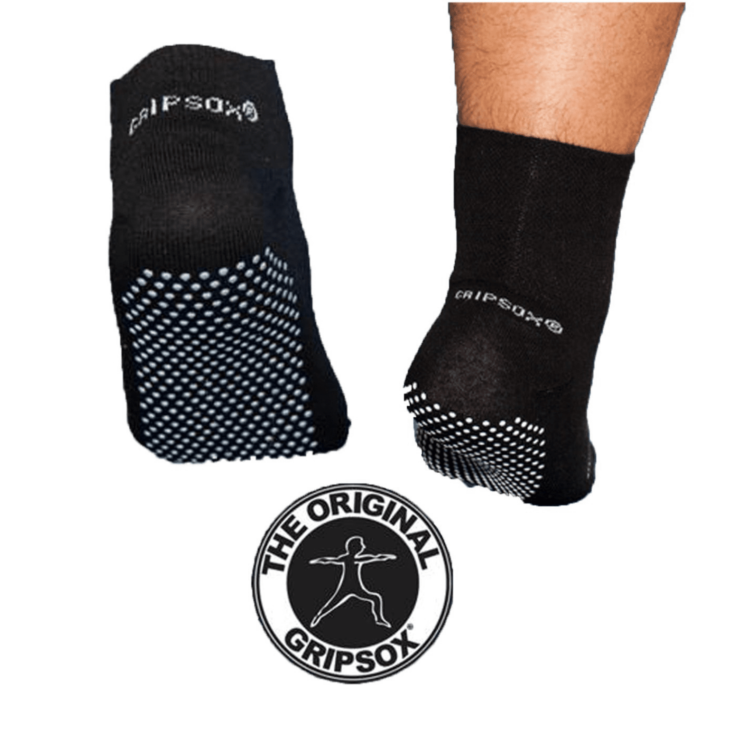Gripsox Non Slip Safety Socks - Stretch Top - Mobility and Wellness